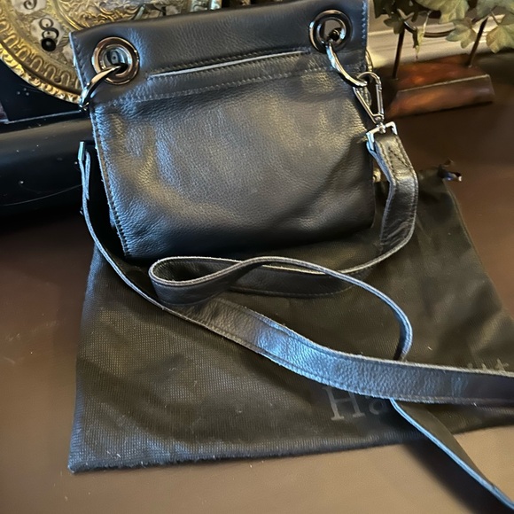 Hammitt Black Crossbody Bag with gun metal hardware Accents - Picture 13 of 13